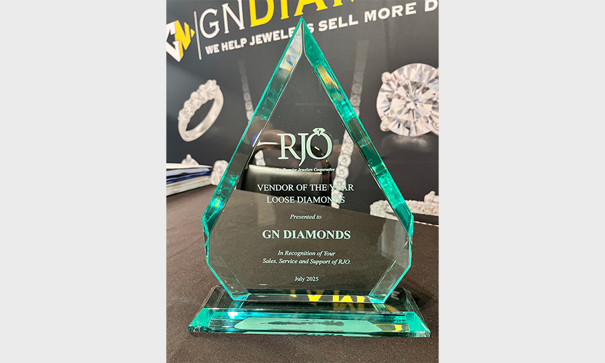 GN Diamond Awarded 2025 RJO Vendor of the Year for Loose Diamonds