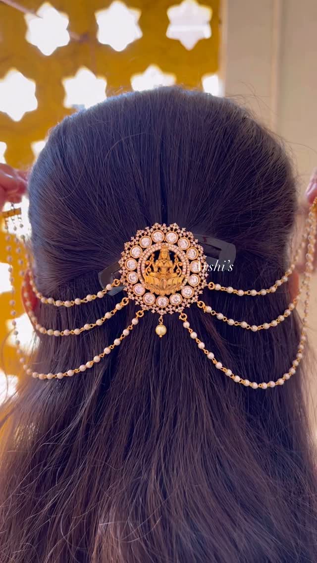 Lakshmi Jada Billai with Layers Pearl Mattals From