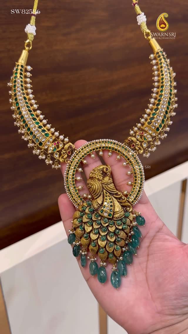Bridal Gold Kante Necklace From