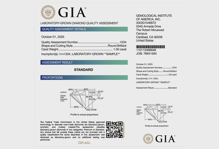 GIA于10月1日在实验室发布了耕种的钻石服务