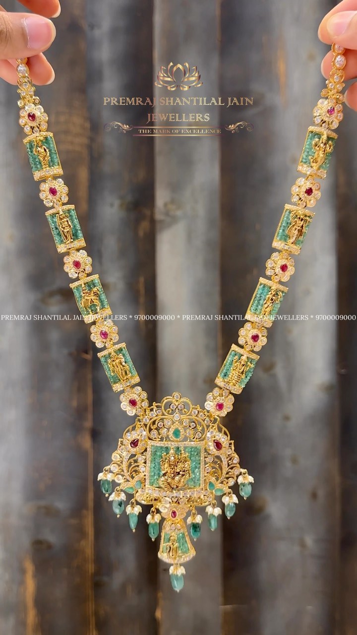 Gold Dashavtar Long Necklace From
