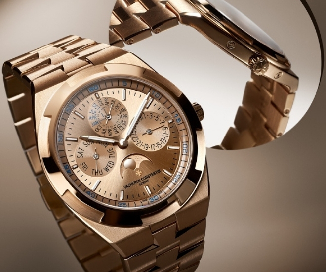 瓦切隆·康斯坦丁国外永久日历的月亮和太阳