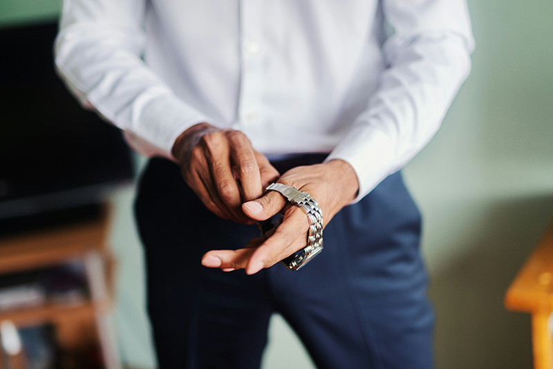 a watch as a gift for a groom