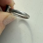 一个平坦的涂层戒指很快停止，看起来丑陋