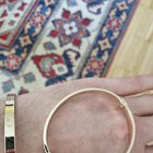 您如何觉得我的14k金手镯受到爱手镯的启发？