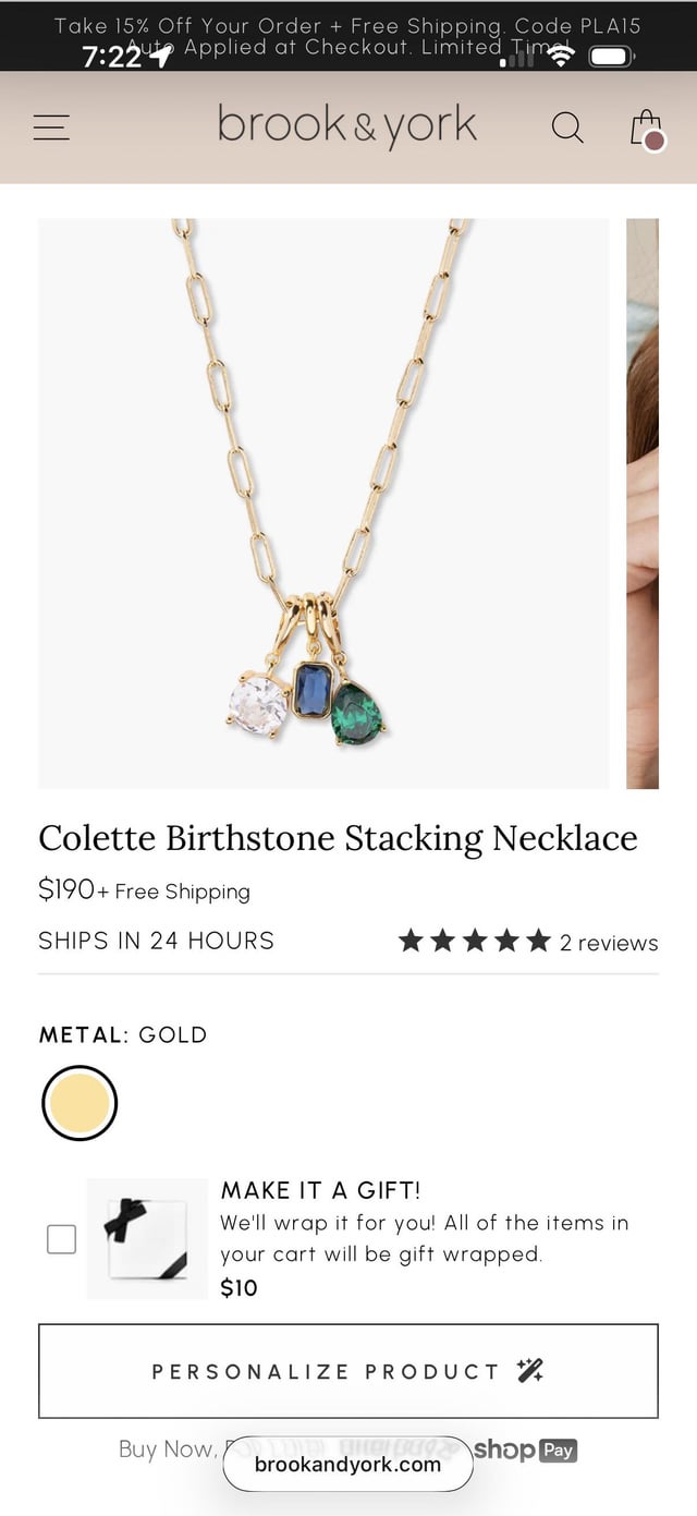 可以随着家庭发展而添加的优质出生石项链？