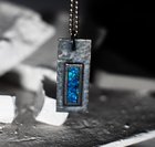 我刚刚完成了这个精灵的片段，+5魔术用于载体。.银925和蛋白石:)