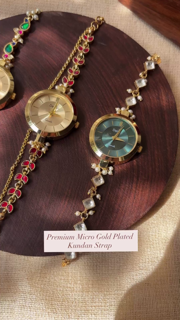 Imitation Jadau Kundan Watches From ‘Sreeni Accessories’
