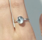 蓝色黄玉和纯银每天如何磨损？