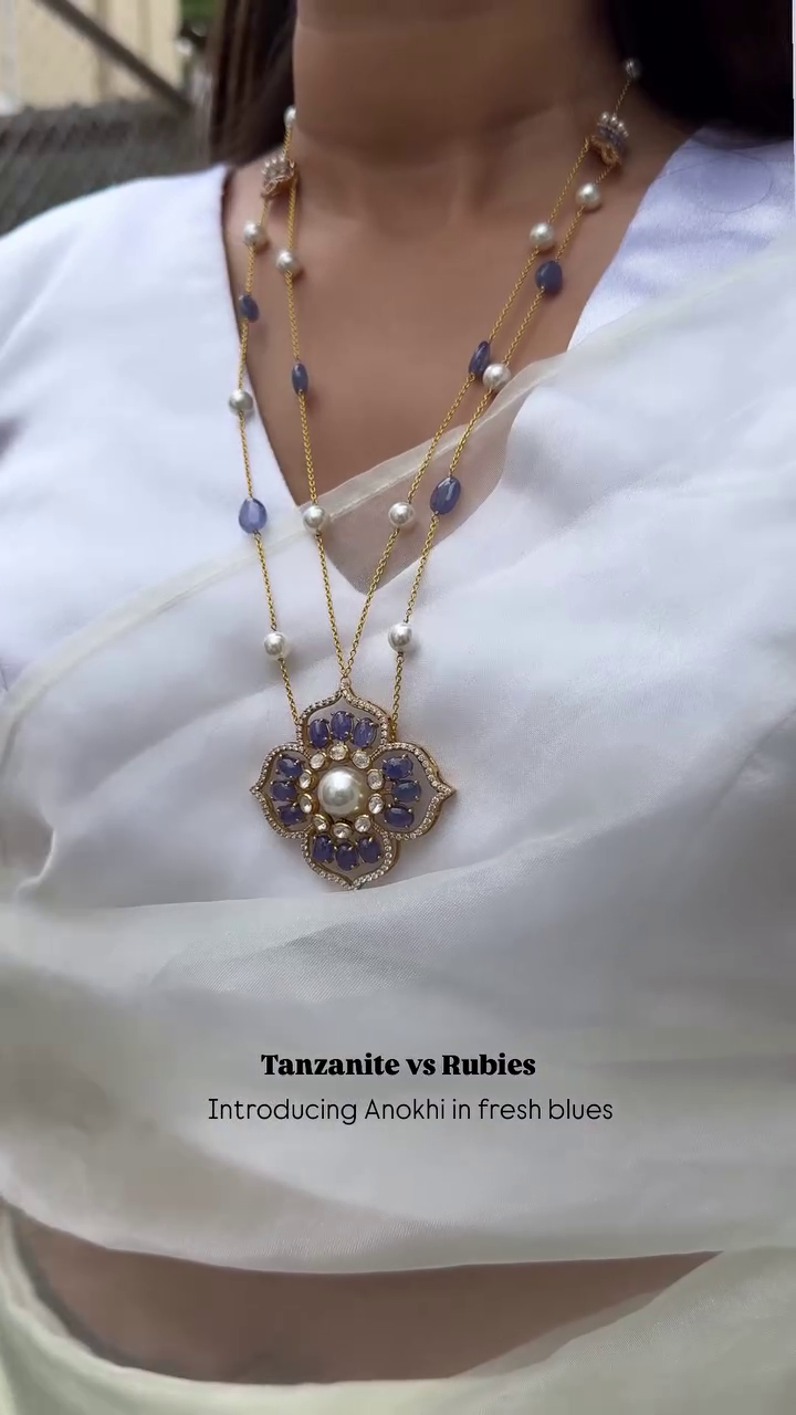 Two Layers Pearl and Beads Haram From