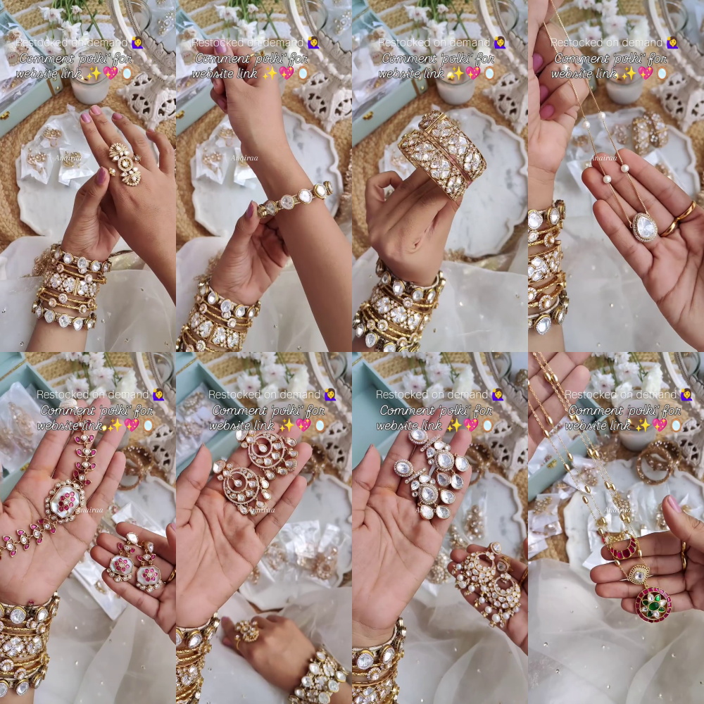 Beautiful Polki Jewellery Collection From