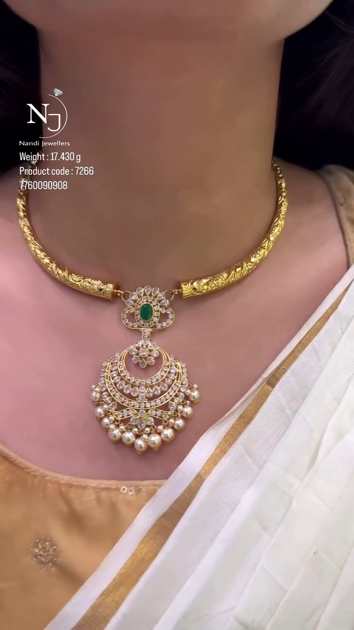 Gold Kanti Necklace From