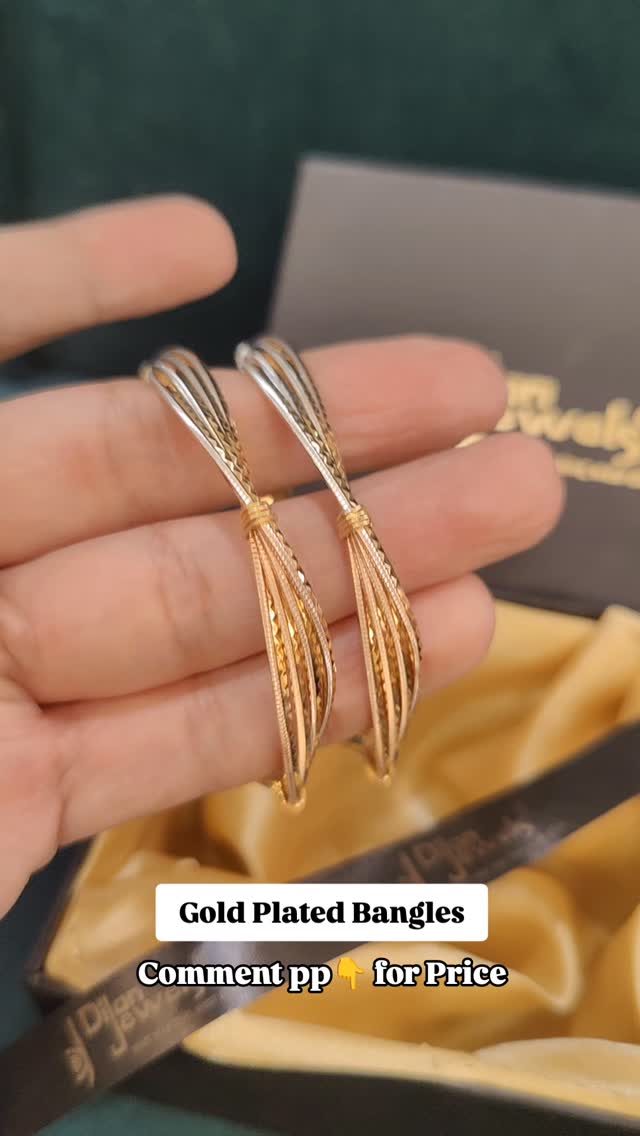 Gold Plated Dual Plating Bangles From