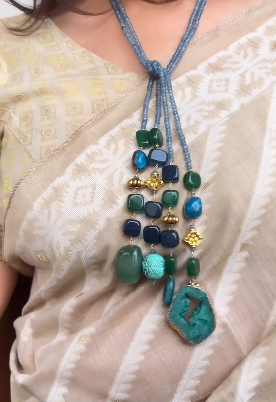 Latest Beaded Long Necklace From