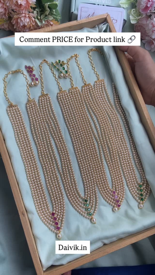 Pearl Victorian Pendant Mala From