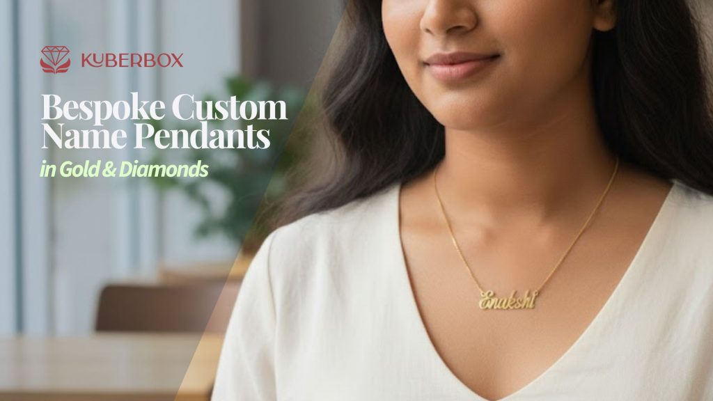 personalised name necklace by KuberBox