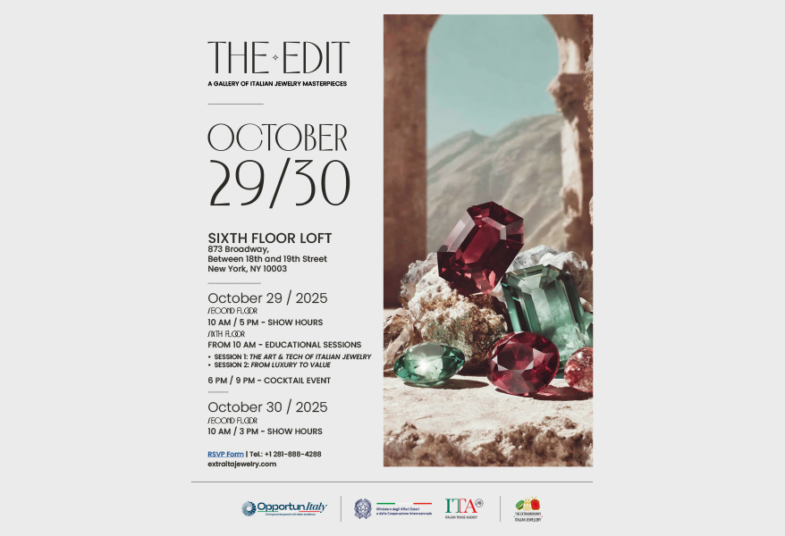 Italian Jewelry Showcase &ldquo;The Edit&rdquo; to Debut in New York This Month