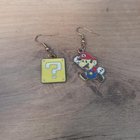 超级马里奥耳环