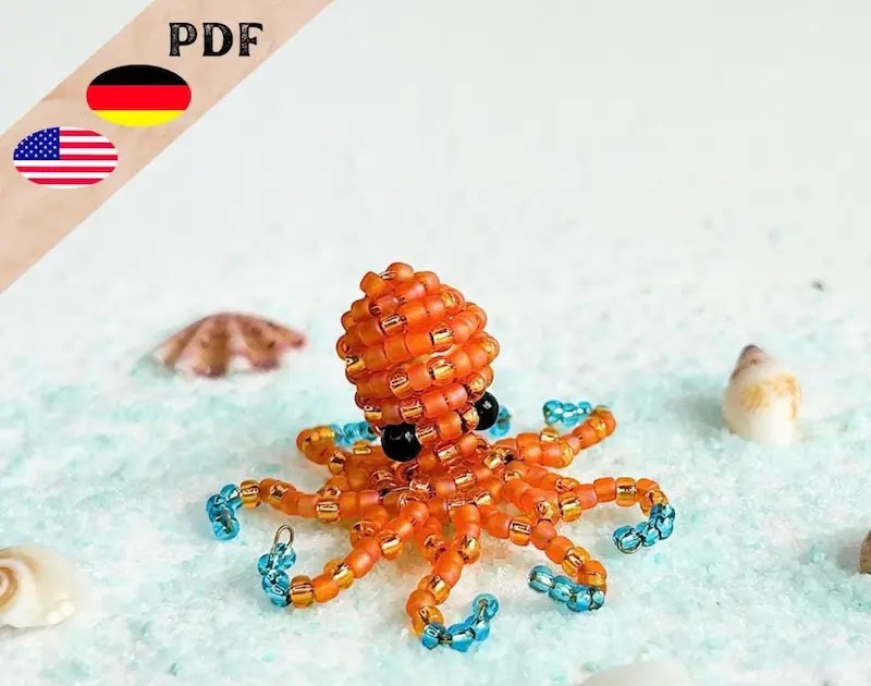 有趣的珠子和金属丝 Amigurumi 生物教程，作者：Perlenwunderwesen / Jewel Beading