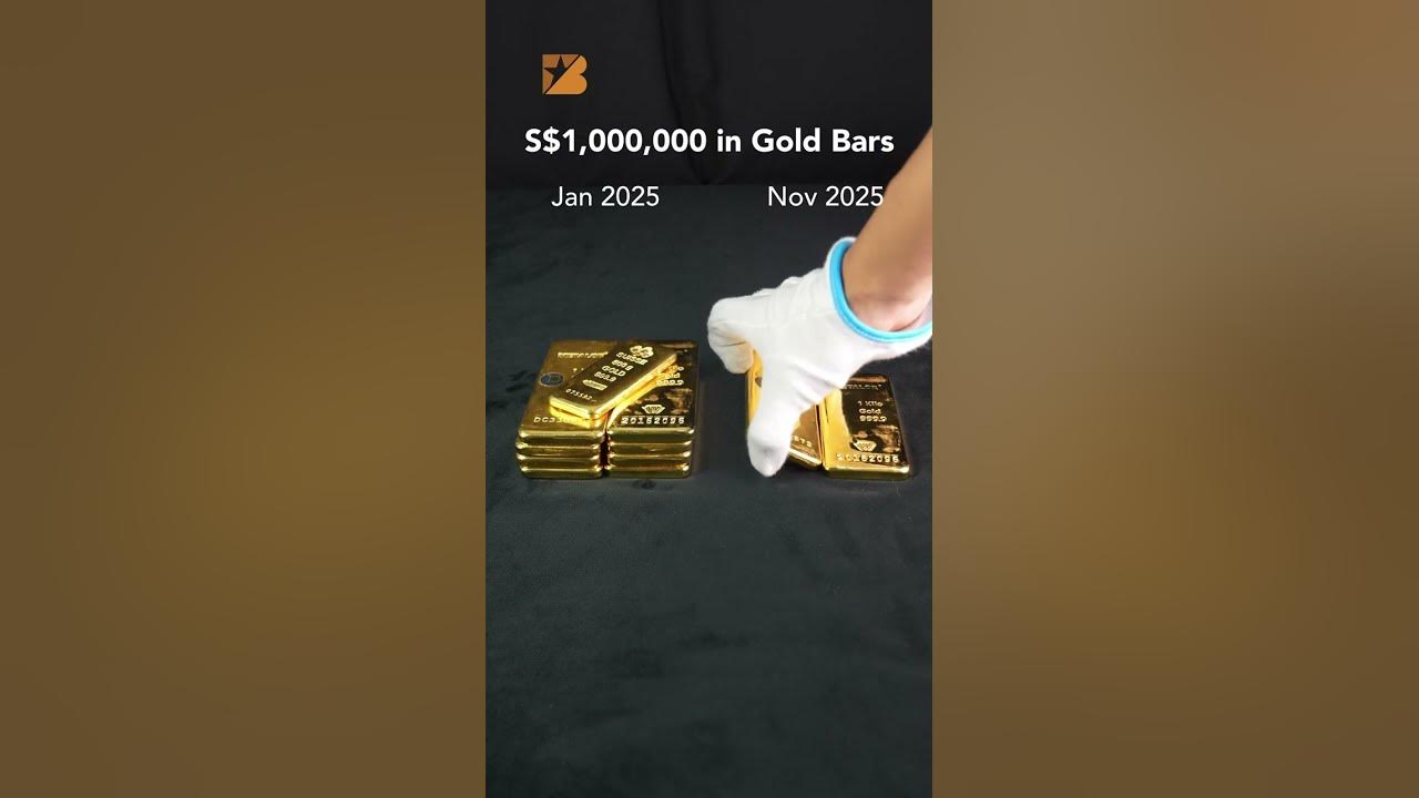 价值 1,000,000 美元的金条