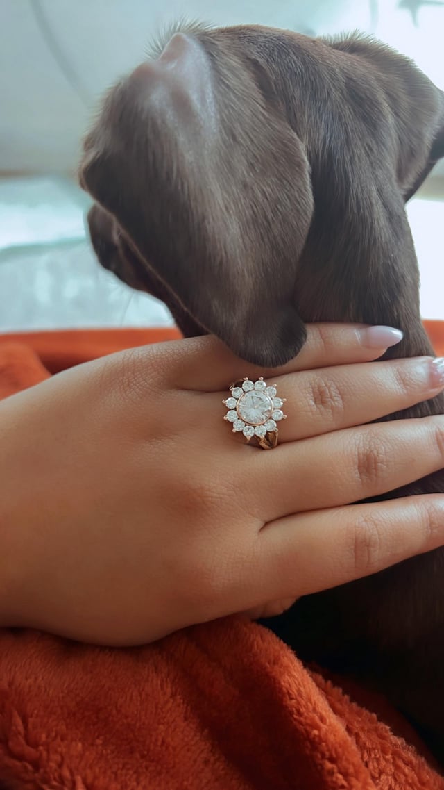 我的订婚戒指❤️