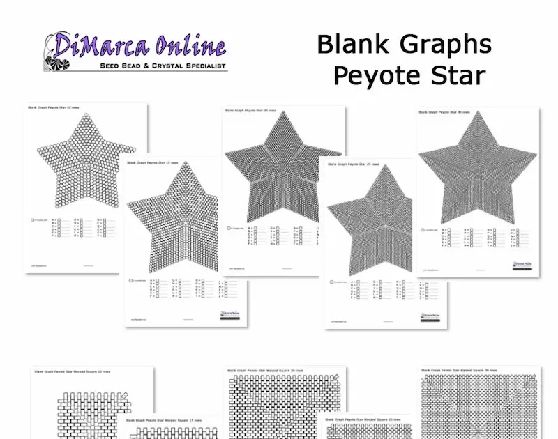 DiMarcaOnline 的 3D Peyote 设计的空白饼图