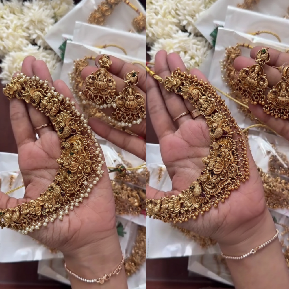 Antique Lakshmi Necklace From
