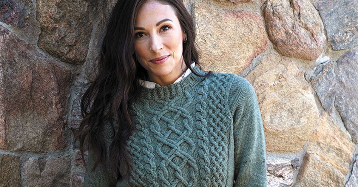 Dizen Knit Pullover by Moira Engel