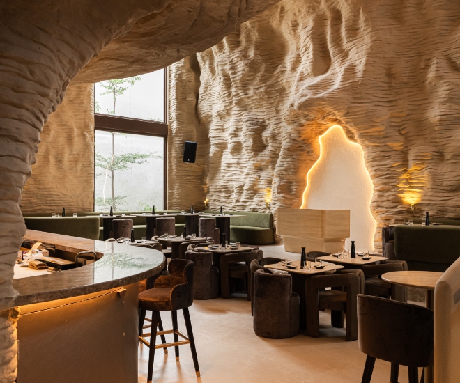 洞穴与宇宙相遇的地方：NUVION INCANTA 超凡脱俗的设计内部