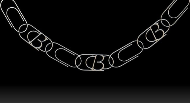 带字母定制回形针系列