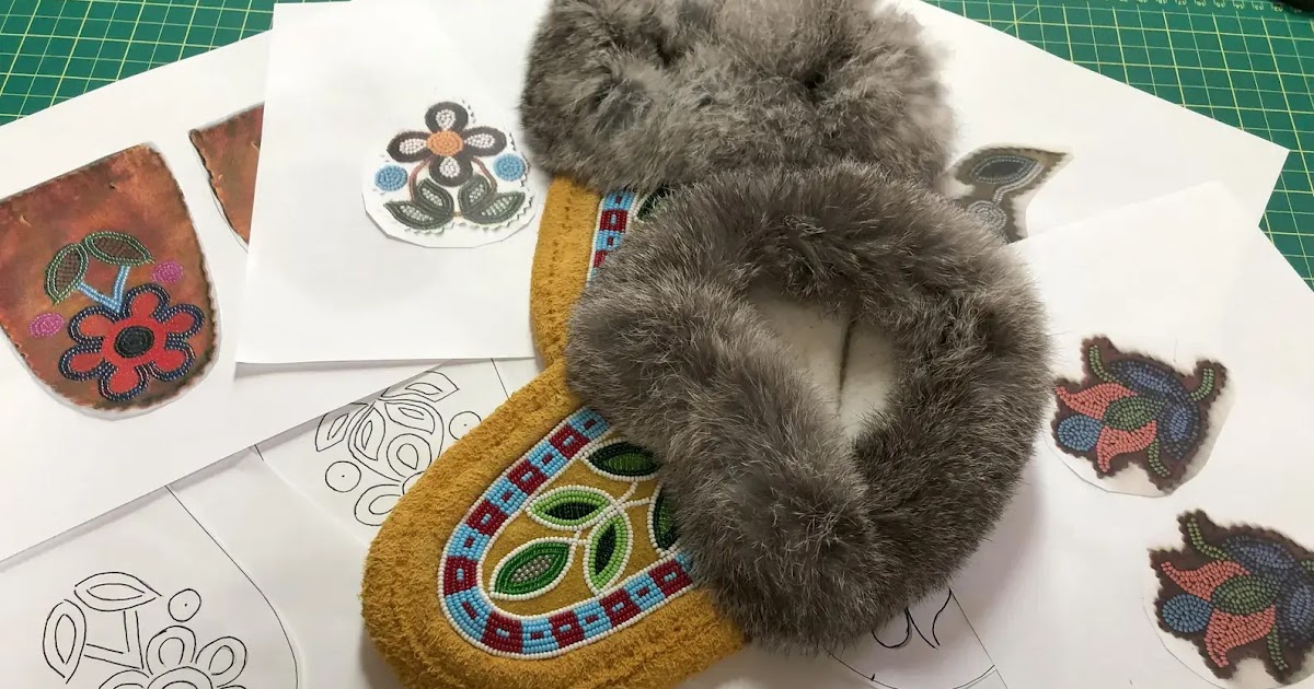 AmbersLeather / Decorative Gem 的补丁、靴子、手套、莫卡辛鞋和莫卡辛鞋的精美刺绣图案