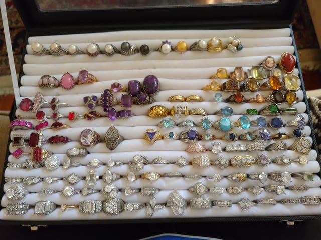 我最近继承了几枚戒指