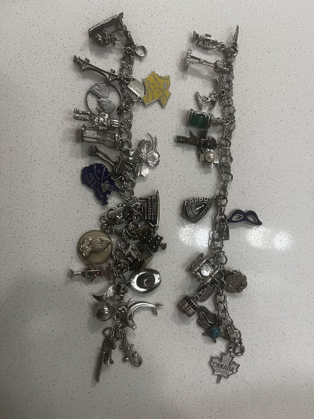 我只是想分享我祖母去世前送给我的手镯。