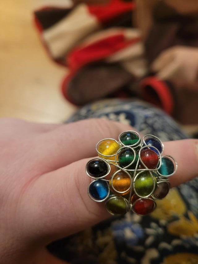 我昨天从 Vinted 收到的金属戒指