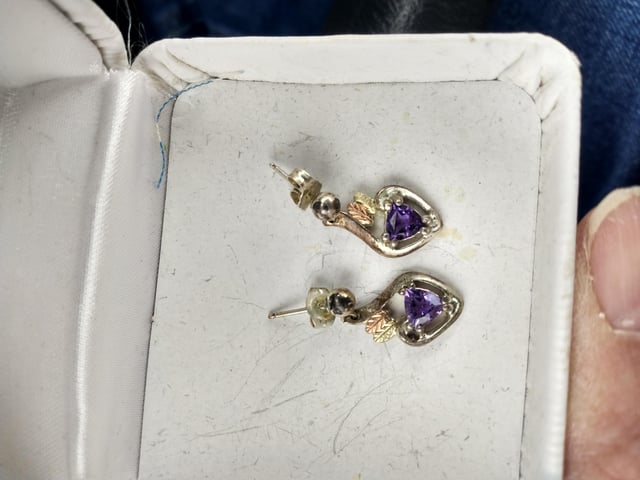 我的最新发现！科尔曼黑山金耳环！