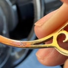 二手 14k 戒指上有草书“GB”标记