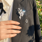 为我女儿的成年而设计的钻石胸针