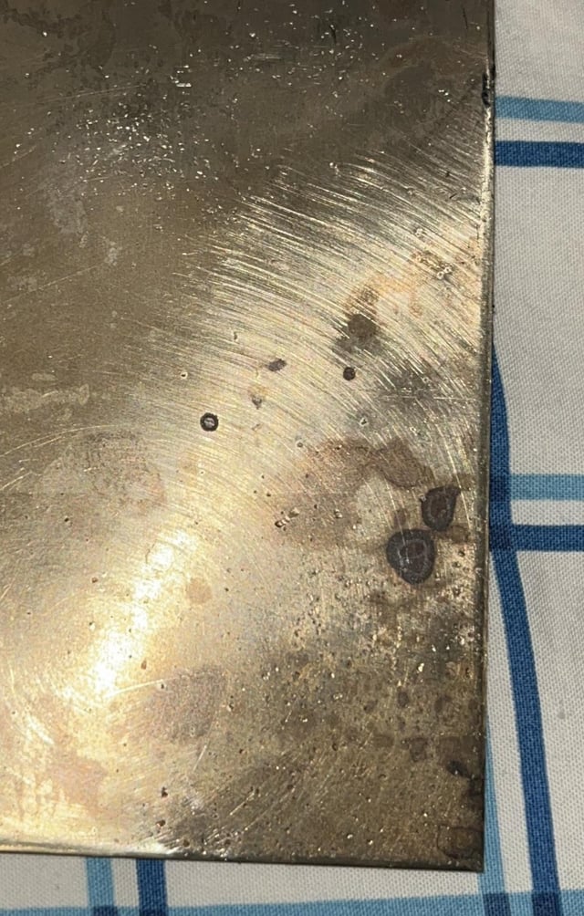 有帮助！我的镍银上的这个斑点是什么？