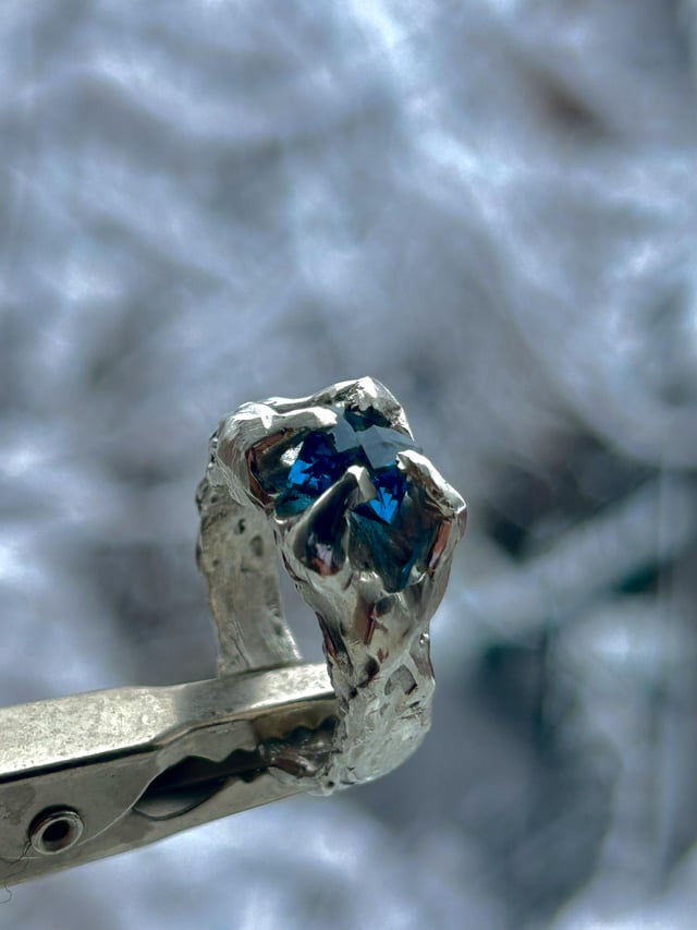 第一个银戒指制作，欢迎评论