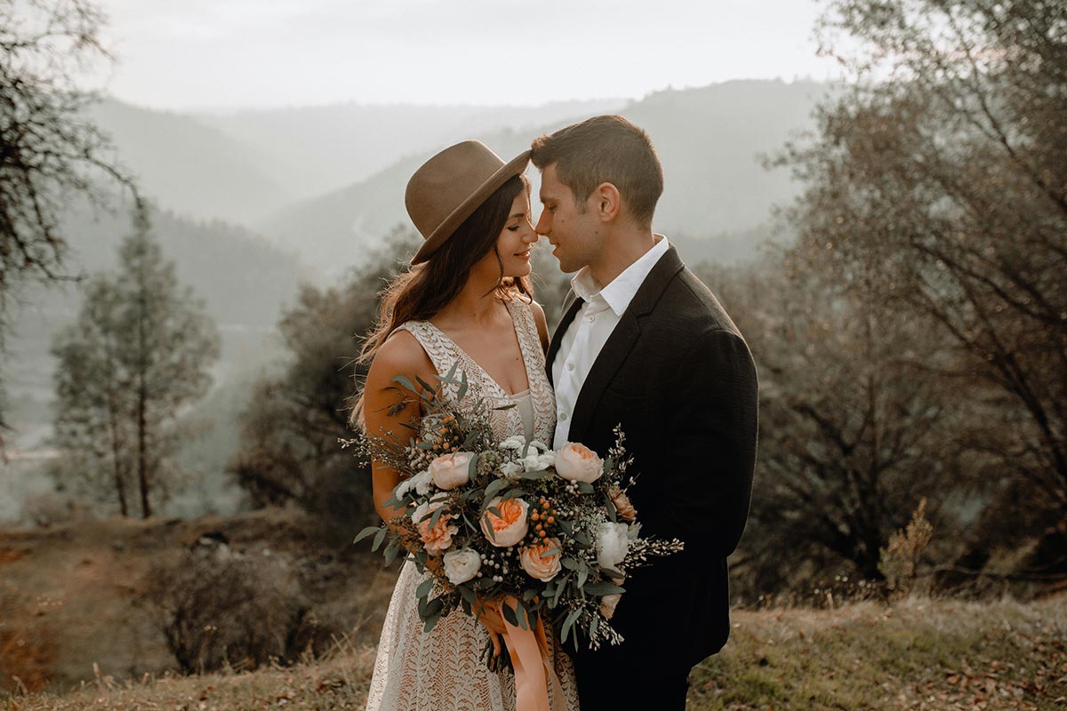 wearing a hat at your wedding