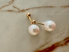 珍珠耳钉