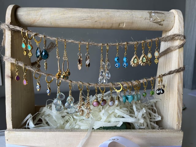 我制作了新耳环，却不敢开始我的生意