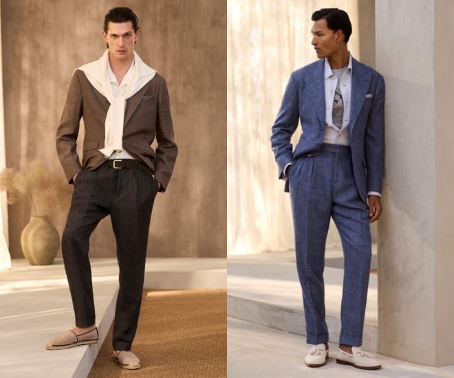 Brunello Cucinelli 的 2026 春夏胶囊系列展现了 21 世纪的男性气质