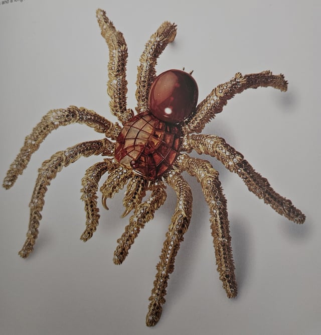 天然马牡蛎珍珠狼蛛重 111 克拉