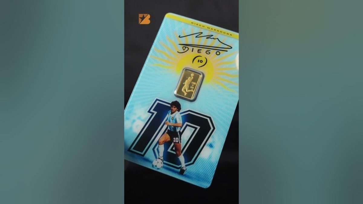 马拉多纳金条——纯金致敬