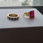 与钻石相比，您更喜欢红宝石作为您的订婚戒指吗？我