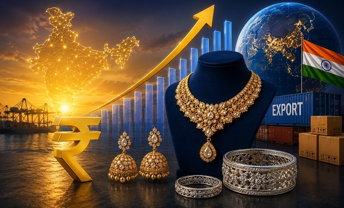 Government Raises Duty Drawback Rates for Gold & Silver Jewellery Exports to Boost Export Competitiveness