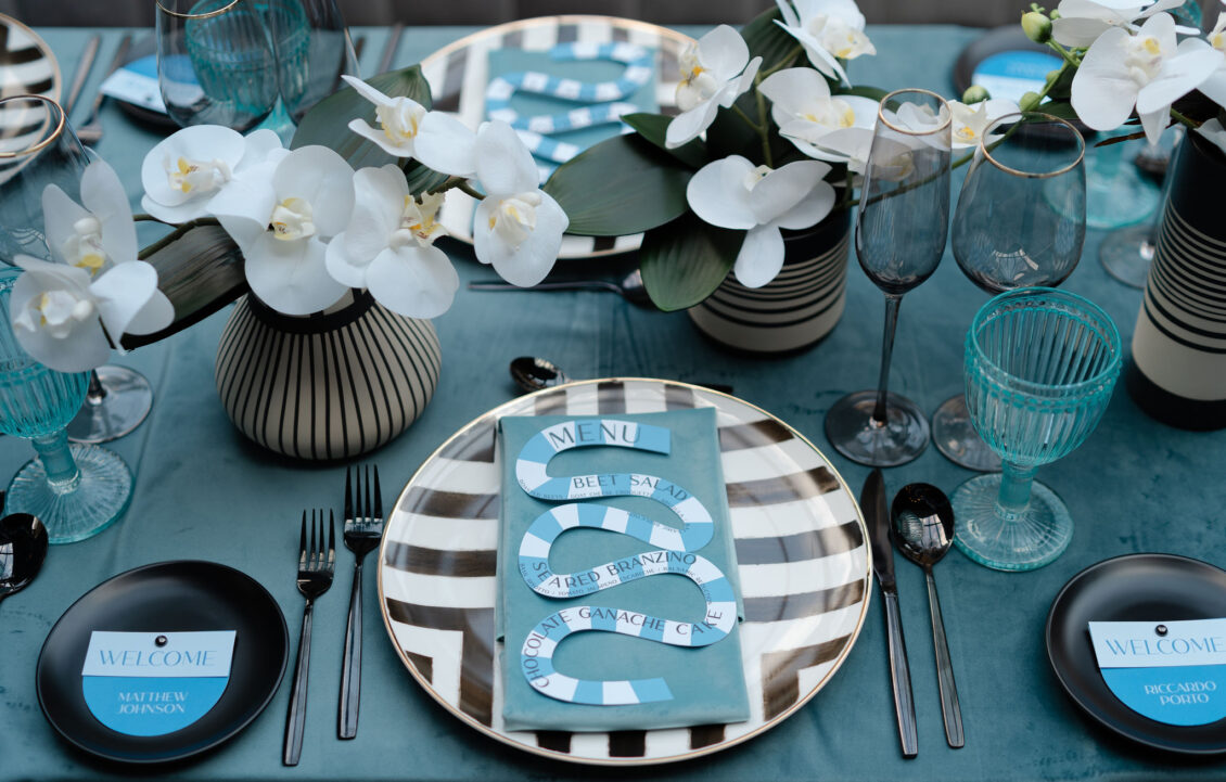 如果您喜欢乔纳森·阿德勒 (Jonathan Adler)，您一定会喜欢这个婚礼灵感...... ~ WedLuxe Media