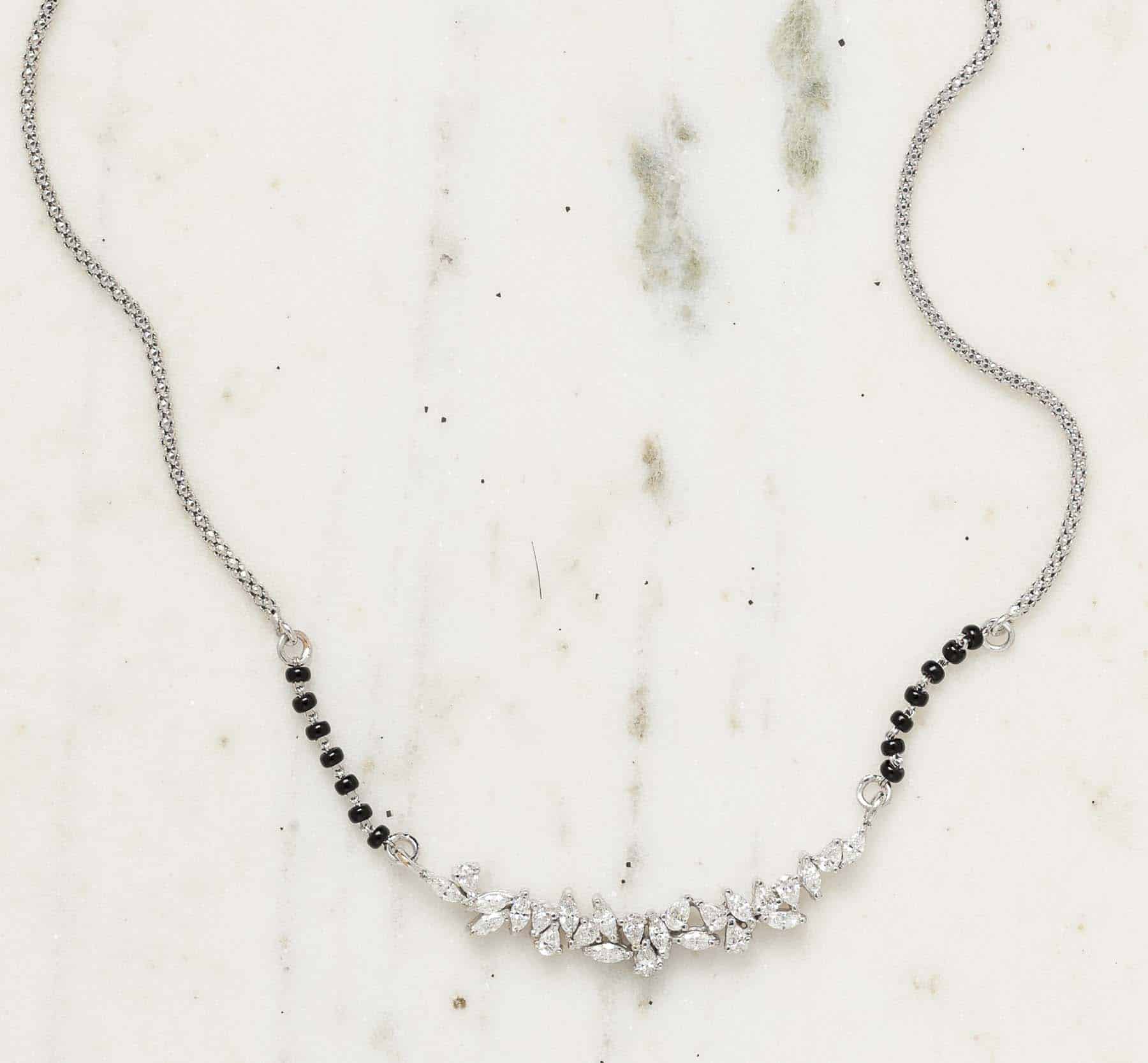 Trance Unique Diamond Mangalsutra Pendant Design