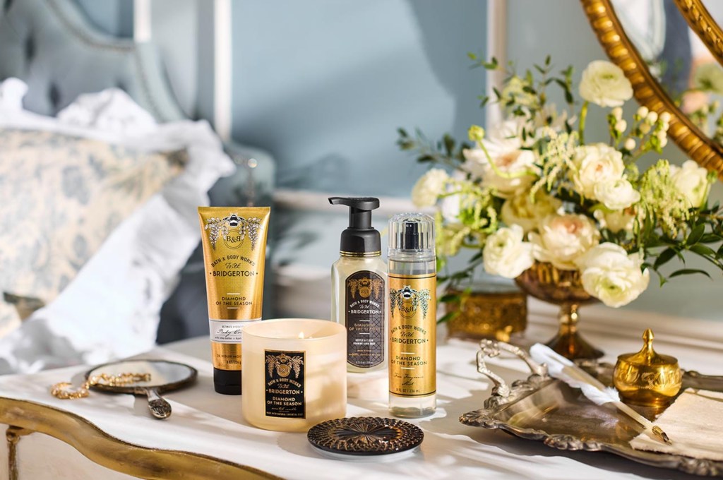 Netflix 与 Bath & Body Works 合作推出“Bridgerton”产品